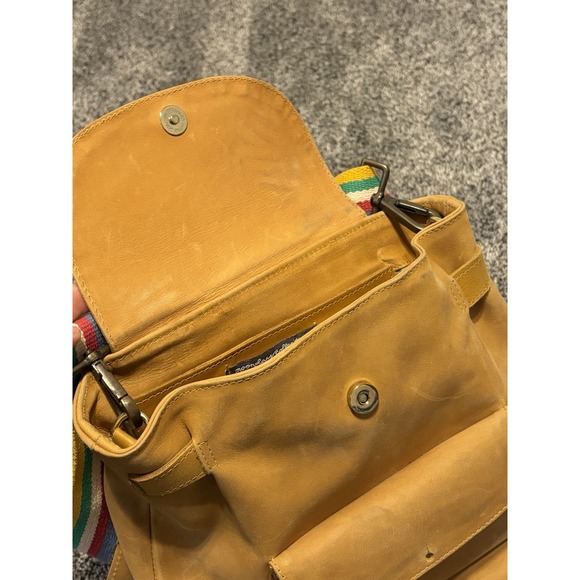 Noonday Collection Homesteader Convertible Backpack  Bag Tan Leather main image 6